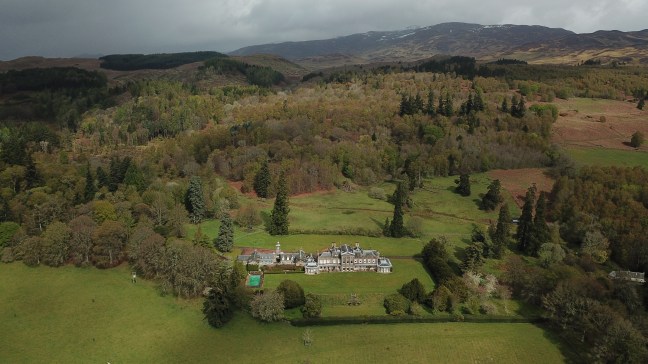 Lawers House - Aerial South Policies