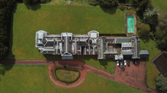 Lawers House - Overhead Aerial