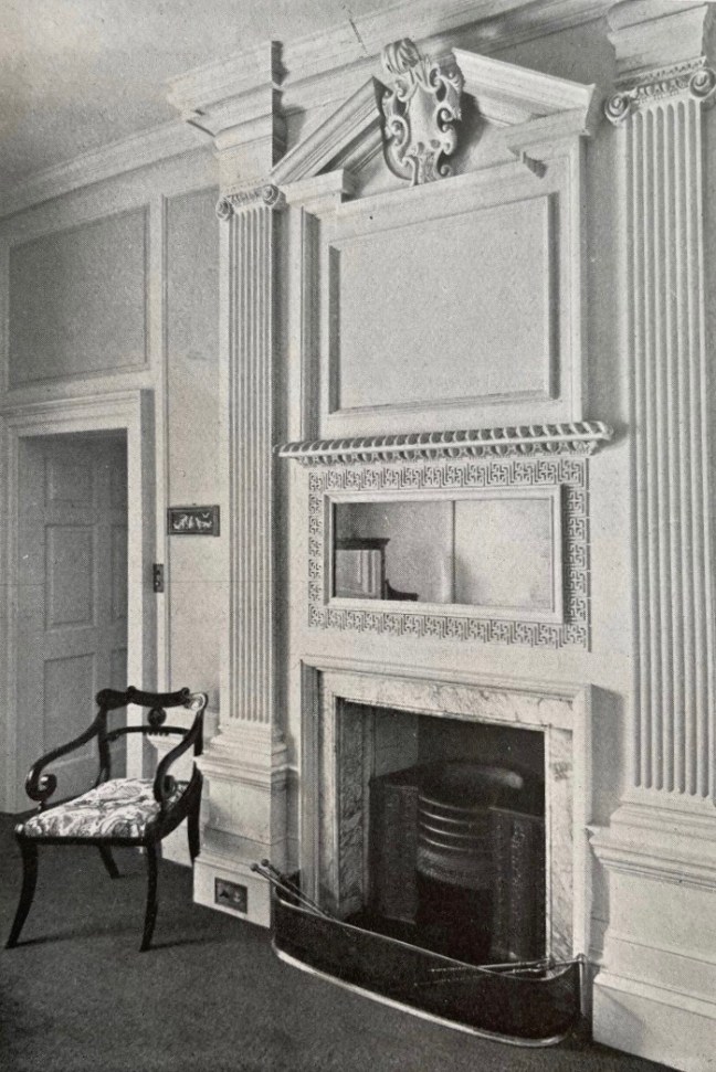 Lawers House - Teal Bedroom Fireplace 1925